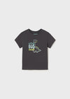 Conjunto Playera M/C Mix Gris Con Bermuda Estampado Bebe Niño Mayoral M1062
