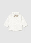 Conjunto pantalon con Camisa M/L Pajarita Aceite Bebe Niño Mayoral M2196