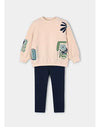 Conjunto Sudadera Con Leggins para Niña Azul Mayoral M4726