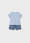 Conjunto Short Y Playera M/C Azul Bebe Niño Mayoral M1284