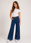 Pantalon Mezclilla Bootcut Azul Niña Abelylula M5277