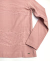 Blusa M/L Cuello Alto Lisa Con Apliques De Encaje Cuarzo Niña Mayoral M7001
