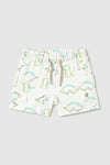 Conjunto Playera M/C Mix Gris Con Bermuda Estampado Bebe Niño Mayoral M1062