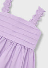 Vestido Tirantes Lila Niña Mayoral M3926