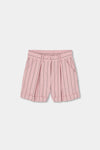 Conjunto Chaleco Con Short Listado Rosa De Niña Boboli  T6 M783031 BOBOLI