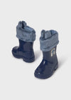Bota De Lluvia Con Forro Azul Mayoral M42532