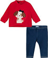 Conjunto Blusa M/L Pantalon Leggins Bebe Niña Mayoral M2719