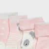 Paquete 4 calcetines bebe niña rosa Mayoral