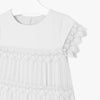 VESTIDO PLISADO BORDADO CRUDO NIÑA MAYORAL Mayoral