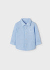 Camisa M/L Lino Celeste Bebe Niño  Mayoral M117 MAYORAL