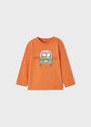 Playera  M/L "Van" Naranja Bebe Niño  Mayoral M2008 MAYORAL