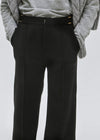 Pantalon Algodon Crepe Negro Junior Niña Mayoral M7505 MAYORAL