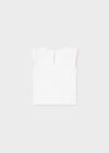 Conjunto Blusa M/C Combinada Tul Bco-Dalia Con Falda Holanes Tul Bebe Niña Mayoral M1005 MAYORAL