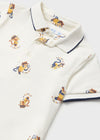 Polo M/C Estampado Color Nata Bebe Niño Mayoral M1107 MAYORAL