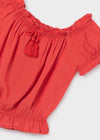 Top Hombros Descubiertos Color Lino Junior Niña Mayoral M6026 MAYORAL