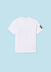 Playera M/C "Stronger" Blanco Junior Niño Mayoral M6045 MAYORAL
