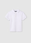 Polo M/C Contrastes Pique Blanco Junior Niño Mayoral M6111 MAYORAL