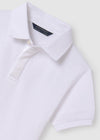 Polo M/C Contrastes Pique Blanco Junior Niño Mayoral M6111 MAYORAL