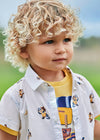 Camisa M/C Estampada Blanco Banana Bebe Niño Mayoral M1112 MAYORAL