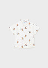 Camisa M/C Estampada Blanco Banana Bebe Niño Mayoral M1112 MAYORAL