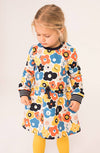 Vestido M/L Afelpado Flores Niña Boboli M205052